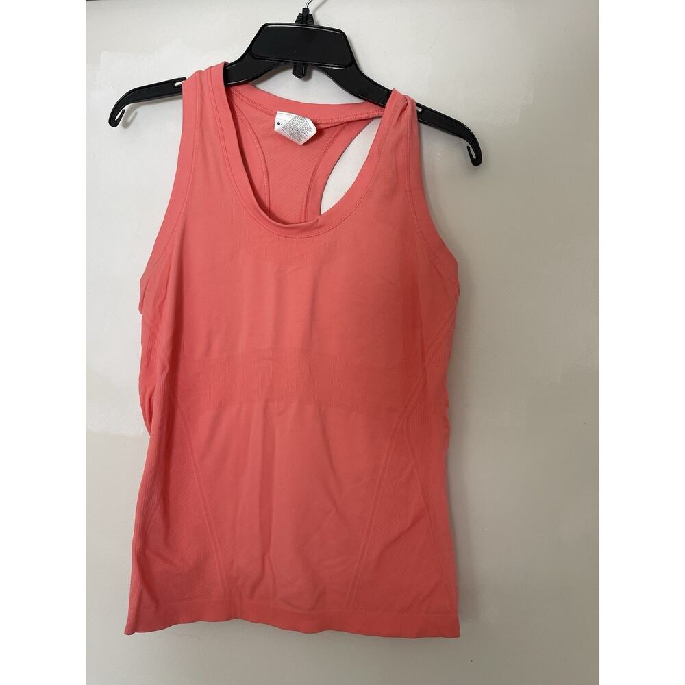 New Athleta Speedlite Seamless run Tank Women Odor Control UPF 50+ Run Coral MED